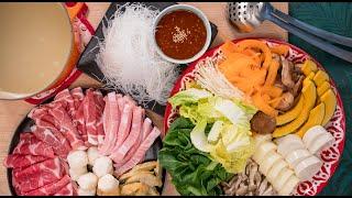 Thai Hot Pot Recipe (Sukiyaki w/ MK Suki Style Sauce) นำ้จิ้มสุกี้ - Hot Thai Kitchen