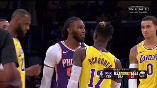 Devin Booker and Jae Crowder EJECTED for pushing Dennis Schroder - Lakers vs Sun Game 2