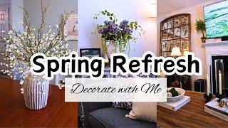 SPRING Decorate with Me 2024 || Living Room • Dining Room • Entry Refresh