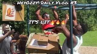 HEY OZZY! VLOG #3 UNBOXING TIMBERLAND 6 INCH BOOTS & LIT OFF LIFE SCHOOL SUPPLY DRIVE FT. KING PAUL