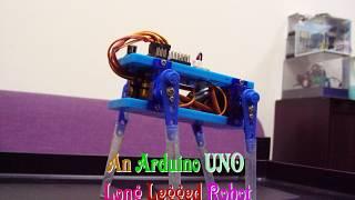 A DIY Cheap Arduino UNO Long-Legged Quadruped Robot (自製高腳機器獸機器人)