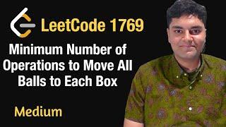 Minimum Number of Operations to Move All Balls to Each Box - Leetcode 1769 - Python