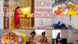 Mom 6 Am To 11 Pm Busy Productive Morning To Night Routinewith Kids | Healthy Breakfast For Kids