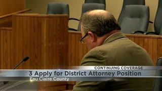 3 people apply to be Eau Claire County's next district attorney