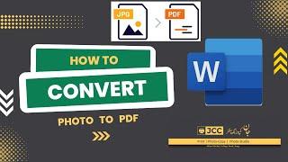 Convert Photos to PDF Using Microsoft Word | Jan Composing Centre