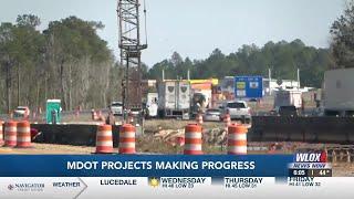 MDOT projects in South Mississippi making progress