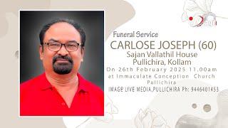 Funeral Service CARLOSE JOSEPH (60)