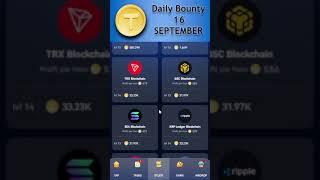 TAP Coin Daily Bounty September 16 | TAP Coins Daily Combo Today