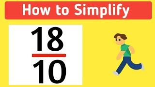 How to Simplify the Fraction 18/10 || 18/10 Simplified (As a Mixed Number)