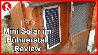 111 Solar im Hühnerstall - Review und neues Solarprojekt -  Jensman and the Huhns