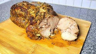 A festive dish without any hassle, quick recipe for pork baked in the oven