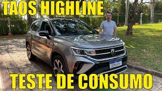 Volkswagen Taos Highline 2024 - Teste de consumo real em mais de 1.000 km