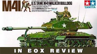 Tamiya M41 Walker Bulldog In 1:35 Scale - In Box Review