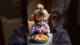 Cuteness overload: this baby monkey’s grin wins it all! ️