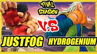 SFV CE  Justfog (Ryu) vs Hydrogenium (Zeku)  Ranked Set  Street Fighter 5