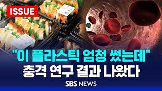 "이 플라스틱 엄청 썼는데" 충격 연구 결과 나왔다 - 보이지 않는 위협 (이슈라이브) / SBS