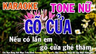 Gõ Cửa Karaoke Tone Nữ Nhạc Sống - Phối Mới Dễ Hát - Nhật Nguyễn