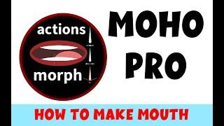 How to make Mouth Animation - action - Moho tutorial - Anime Studio