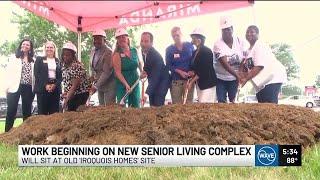 Affordable senior living project underway at former Iroquois Homes site