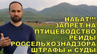 НАБАТ!!! ЗАПРЕТ НА ПТИЦЕВОДСТВО - РЕЙДЫ РОССЕЛЬХОЗНАДЗОРА, НЮАНСЫ НОВЫХ ВЕТПРАВИЛ, ПЛАНЫ И ОТВЕТЫ