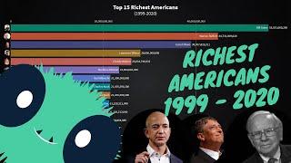 Top 15 Richest American Billionaires (1999 - 2020)