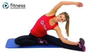 Lower Body Stretching Routine for Flexibility - Fitness Blender Cool Down Stretches