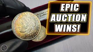 Amazing Coin Show Auction Wins - Silver and More!