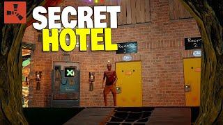 I Built a Secret Hotel inside of a Cave in Rust