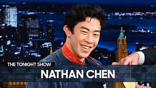 Nathan Chen Schools Jimmy on How to Do an Axel Jump | The Tonight Show Starring Jimmy Fallon