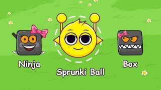 Red Ball 4 | Sprunki Ball Vs Zombie Boss In The Green Hills | Xmas Day