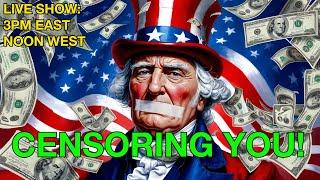 Censoring YOU: Funded by YOUR Taxes!   Further Funding of Global Engagement Center in CR