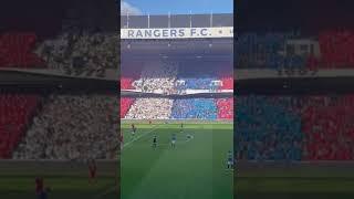 The Incredible Rangers fans Atmosphere at Ibrox #shorts