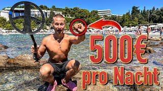 Was haben reiche Urlauber am Luxus Strand verloren?!  (500 Euro pro Nacht!! ) - Schatzsuche