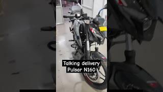 Taking delivery Pulsar N160 ️ #pulsern160 #pulsar #n160 #bike #bikelover #vlog #telugu