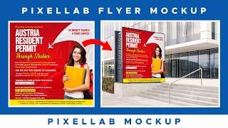 SMARTPHONE MOCKUP: HOW TO MAKE FLYER MOCKUP IN PIXELLAB | PIXELLAB TUTORIALS | PART 1