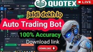 New Update Quotex Auto Trading Bot 100% Accuracy, how to win every trade in quotex |Compounding Done