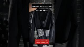 ALT Fashion | Blazer Dress | Shop @ VSLZ.FASHION#alternativefashion #altfashion #altstyling