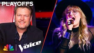 Kylee Dayne Performs Miley Cyrus' "Flowers" | The Voice Playoffs | NBC