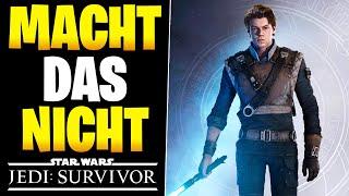 MACHT DAS NICHT FALSCH - BESTE Kampf Tipps & Typische Anfänger Fehler | Star Wars Jedi Sruvivor