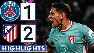 PSG Vs Atletico Madrid (1-2) | All Goals & Extended HIGHLIGHTS || UEFA Champions League!