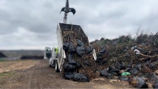 “The Claw” Vs. Yard Debris Piles! The Ultimate Claw machine!