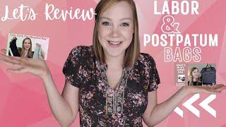 Reacting to My Labor and Postpartum Bags || What did I ACTUALLY use?!?