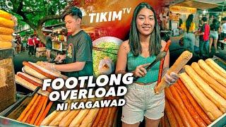 60 Pesos BUY 1 TAKE 1 FOOTLONG Hotdog SANDWICH OVERLOAD ni Kagawad sa Tayuman | TIKIM TV