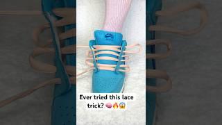 Ever tried this lace trick? #viralvideo #vibes #lace #shoelace #fashion #badbunny #nike #funny