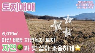 #002 [매매]자연과  벗삼아  조용하게아산 배방 회룡리 자연녹지토지