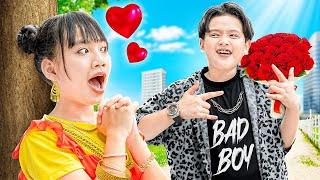 Baby Doll Falls In Love With Bad Boy - Funny Stories About Baby Doll Family