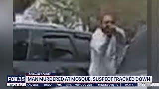 Man murdered at Florida mosque, suspect tracked drown