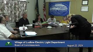 Village of Ludlow Electric Commission 8/22/24