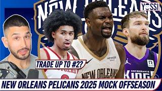 New Orleans Pelicans: Trading up in the draft and for Sabonis | 2025 Mock Offseason | Salarycast