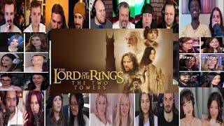 The Lord of the Rings: The Two Towers Movie Reaction Mashup | First Time Watching